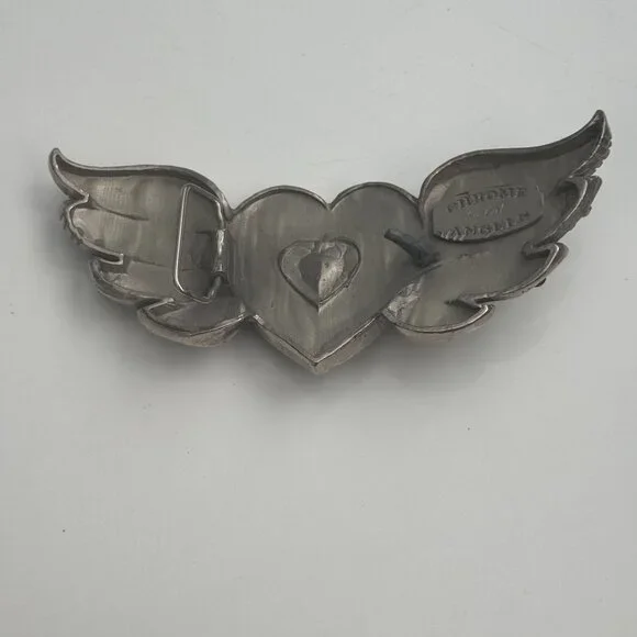 Original (1980s) Chrome Angels Belt Buckle and Belt Amazon.com: KLAMRA Archangel Michael large belt buckle  main image 4